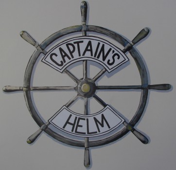 CAPTAIN'S HELM MURAL